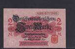Deutsches Reich, Kaiserreich, 2 Mark Ro.52c, DEU-60, Zweite Kriegsausgabe, mit Unterdruck, Siegel rot, -