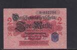Deutsches Reich, Kaiserreich, 2 Mark Ro.52d, DEU-188, Inflationsausgabe, mit Unterdruck, Siegel blau, -