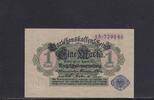 Deutsches Reich, Kaiserreich, 1 Mark Ro.51d, DEU-187, Inflationsausgabe, mit Unterdruck, Siegel blau, -
