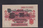 Deutsches Reich, Kaiserreich, 2 Mark Ro.52b, DEU-59b, Erste Kriegsausgabe, ohne Unterdruck, Siegel rot, -