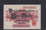 Deutsches Reich, Kaiserreich, 2 Mark Ro.52b, DEU-59b, Erste Kriegsausgabe, ohne Unterdruck, Siegel rot, -