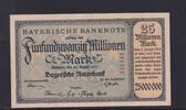 Bayern, 25 Millionen Mark Bayerische Notenbank München, -