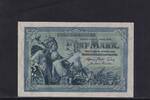 Kaiserreich, 5 Mark Ro.22b, DEU-52b, KN 7 stellig, Serie: B, -