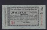 Brandenburg 1,40 Mark Gold 1923 Genthin, der Magistrat, gebraucht III-, ... 21.64 £ Tax included +  6.06 £ shipping