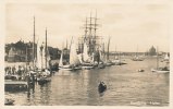 Deutsches Reich Ansichtskarte Flensburg, Hafen -