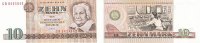 Deutschland, DDR 10 Mark Ro.359c Computersatz KN 7 stellig -
