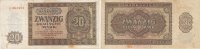 Deutschland, DDR 20 Deutsche Mark 1948 Ro.344c KN 6 stellig 2 Buchstaben... 8.67 £ Tax included +  6.07 £ shipping