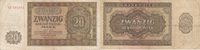Deutschland, DDR 20 Deutsche Mark 1948 Ro.344c KN 6 stellig 2 Buchstaben... 6.93 £ Tax included +  6.07 £ shipping