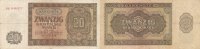 Deutschland DDR, 20 Mark 1948 Ro.344c, KN 6 stellig, zwei Buchstaben dav... 8.67 £ Tax included +  6.07 £ shipping