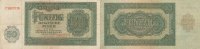 Deutschland DDR, 50 Mark 1948 Ro.345a, KN 7 stellig, ein Buchstabe davor... 6.07 £ Tax included +  6.07 £ shipping