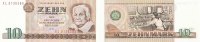Deutschland DDR, 10 Mark Ro.359d Computersatz Austauschnote Serie:XL -