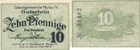 Deutsches Reich, Sachsen, 10 Pfennig Mylau, Stadt, -