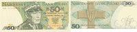 Polen 50 Zlotych 2 Buchstaben vor KN, -