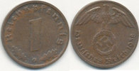 Deutsches Reich, Drittes Reich 1 Reichspfennig -