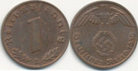 Deutsches Reich, Drittes Reich 1 Reichspfennig -