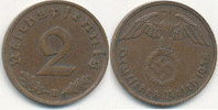 Deutsches Reich, Drittes Reich 2 Reichspfennig -