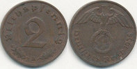 Deutsches Reich, Drittes Reich 2 Reichspfennig -