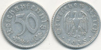 Deutsches Reich,Drittes Reich, 50 Reichspfennig J.368 Alu, -