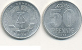 Deutschland,DDR, 50 Pfennig J.1512 Mz.A -