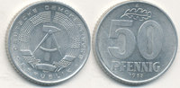 Deutschland,DDR, 50 Pfennig J.1512 Mz.A -