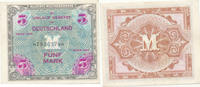 Deutsches Reich, Alliierte Besatzung, 5 Mark 1944 Ro.202d UdSSR Druck, K... 6.07 £ Tax included +  6.07 £ shipping