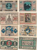 Deutsches Reich, Ostpreußen, 10,10,50,50 Pfennige, Allenstein,Stadt, -