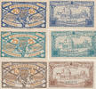 Deutsches Reich, Ostpreußen, 10,25,50 Pfennig Gilgenburg, Stadt, -