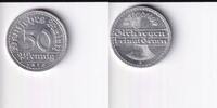 Deutsches Reich, Weimarer Republik, 50 Pfennig Aluminium, -