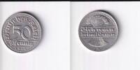 Deutsches Reich, Weimarer Republik, 50 Pfennig Aluminium, -