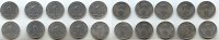 Deutschland 1 Pfennig 1953 A DDR Lot 10 Stück ss 4.33 £ Tax included +  6.07 £ shipping