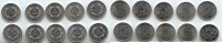 Deutschland 5 Pfennig DDR Lot 10 Stück -