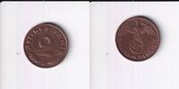Deutsches Reich, Drittes Reich, 2 Reichspfennig -
