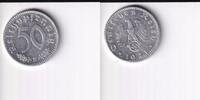 Deutsches Reich, Drittes Reich, 50 Reichspfennig J.372, mit Hakenkreuz, -