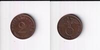 Deutsches Reich, Drittes Reich, 2 Reichspfennig -