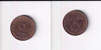 Deutsches Reich, Drittes Reich, 2 Reichspfennig -