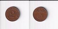 Deutsches Reich, Drittes Reich, 2 Reichspfennig -