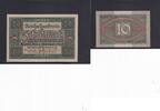 Weimarer Republik, Reichsbank, 10 Mark Ro.63a, DEU-73a, KN 7 stellig, Unterdruckbuchstabe H, Serie: Q, -