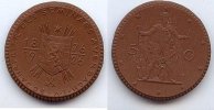 Deutsches Reich, Auerbach /V. Medaille Meissen Böttger-Steinzeug, 50 Jahre Seminar Auerbach -