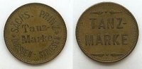 Deutsches Reich Tanz-Marke Dresden-Striesen -