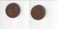 Deutsches Reich, Kaiserreich, 2 Pfennig kleiner Adler, Kupfer, -
