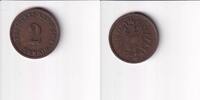 Deutsches Reich, Kaiserreich, 2 Pfennig kleiner Adler, Kupfer, -
