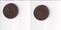 Deutsches Reich, Kaiserreich, 2 Pfennig kleiner Adler, Kupfer, -