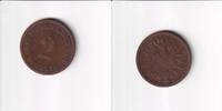 Deutsches Reich, Kaiserreich, 2 Pfennig kleiner Adler, Kupfer, -