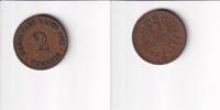 Deutsches Reich, Kaiserreich, 2 Pfennig kleiner Adler, Kupfer, -