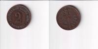 Deutsches Reich, Kaiserreich, 2 Pfennig kleiner Adler, Kupfer, -