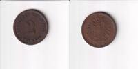 Deutsches Reich, Kaiserreich, 2 Pfennig kleiner Adler, Kupfer, -