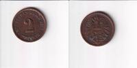 Deutsches Reich, Kaiserreich, 2 Pfennig kleiner Adler, Kupfer, -