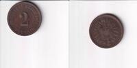 Deutsches Reich, Kaiserreich, 2 Pfennig kleiner Adler, Kupfer, -