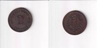 Deutsches Reich, Kaiserreich, 2 Pfennig kleiner Adler, Kupfer, -