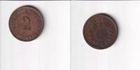 Deutsches Reich, Kaiserreich, 2 Pfennig kleiner Adler, Kupfer, -